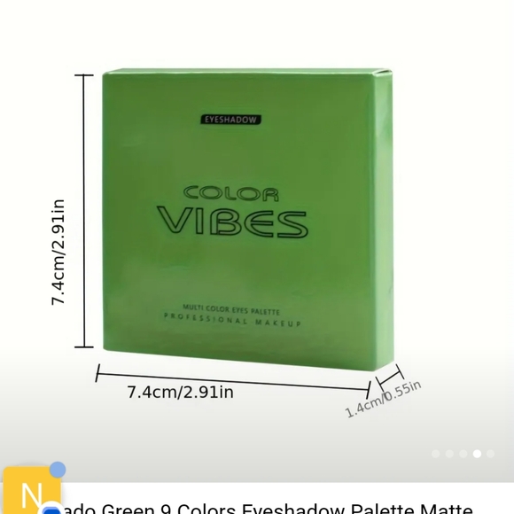 Green 9 color eye palette Juju Dream - Picture 5 of 5